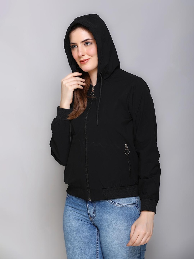 Ladies Windcheater - RW105-RW105-BLACK-L