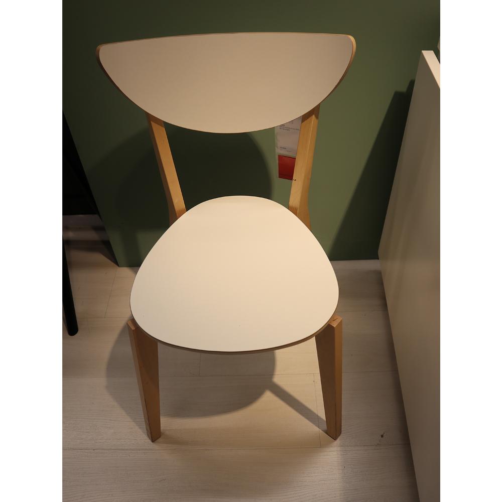 IKEA NORDMYRA Chair, white, birch