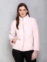 Ladies Zipper Sweatshirt With Collar - 9088SS-9088SS-PINK-L