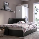 IKEA Flekke Day-Bed Frame with 2 Drawers, Black-Brown