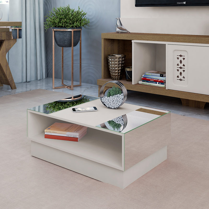 Caetano Coffee Table - Off White