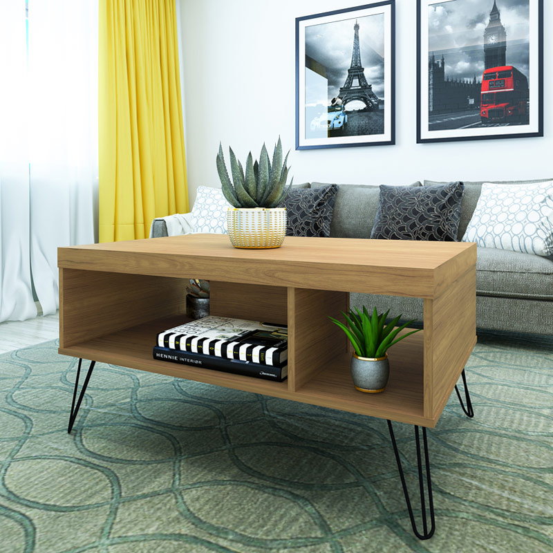 Cubatao Grande Coffee Table - Oak 