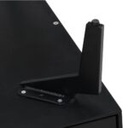 FORTSMITH Bedside Table,Black