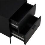 FORTSMITH Bedside Table,Black