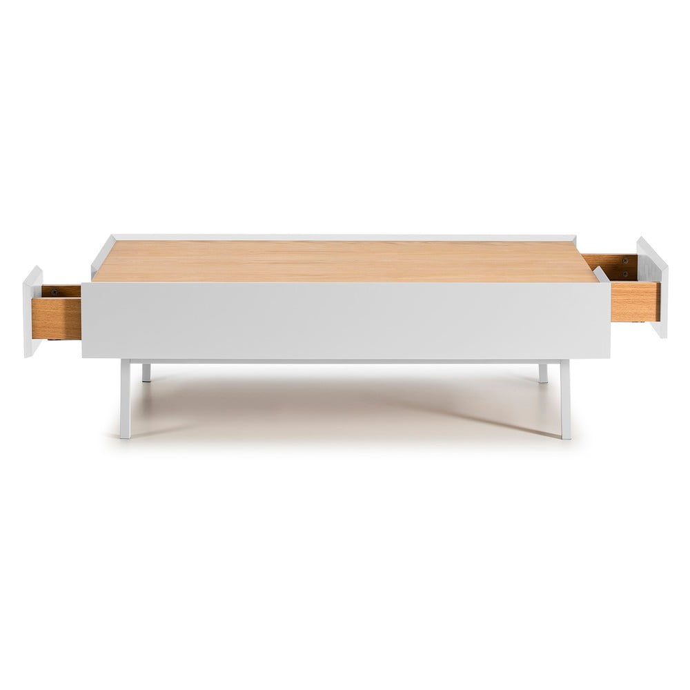 Idiya KENTUCKY coffee table with two drawers