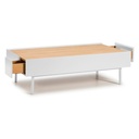 Idiya KENTUCKY coffee table with two drawers