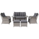 CARTER Outdoor Sofa Set Grey