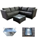 ERNEST Outdoor Sofa Set Grey