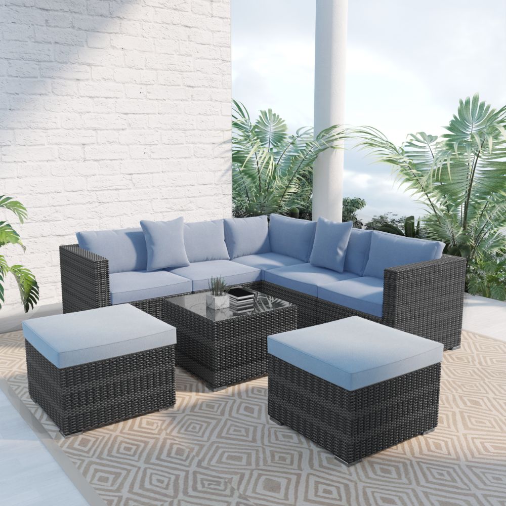 Aberdeen outdoor sofa,out door furniture,mix grey