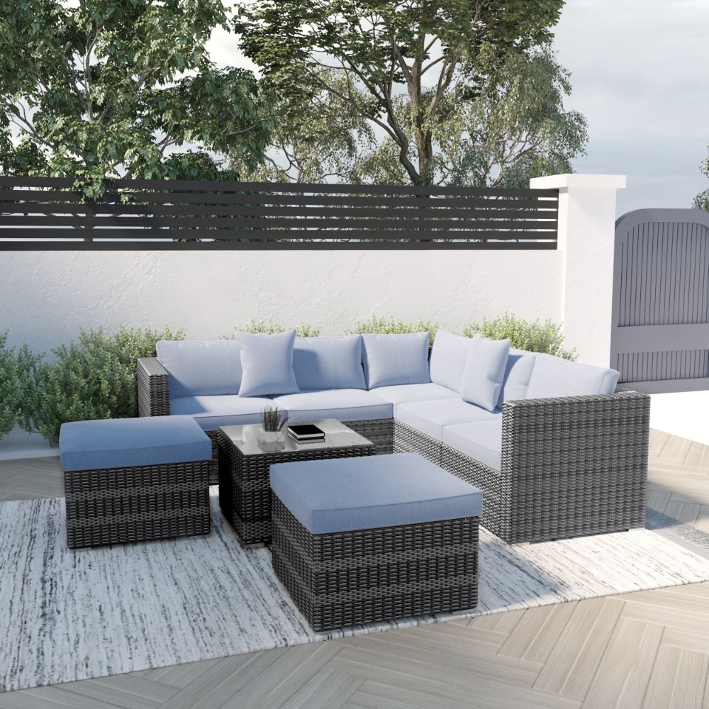 Aberdeen outdoor sofa,out door furniture,mix grey