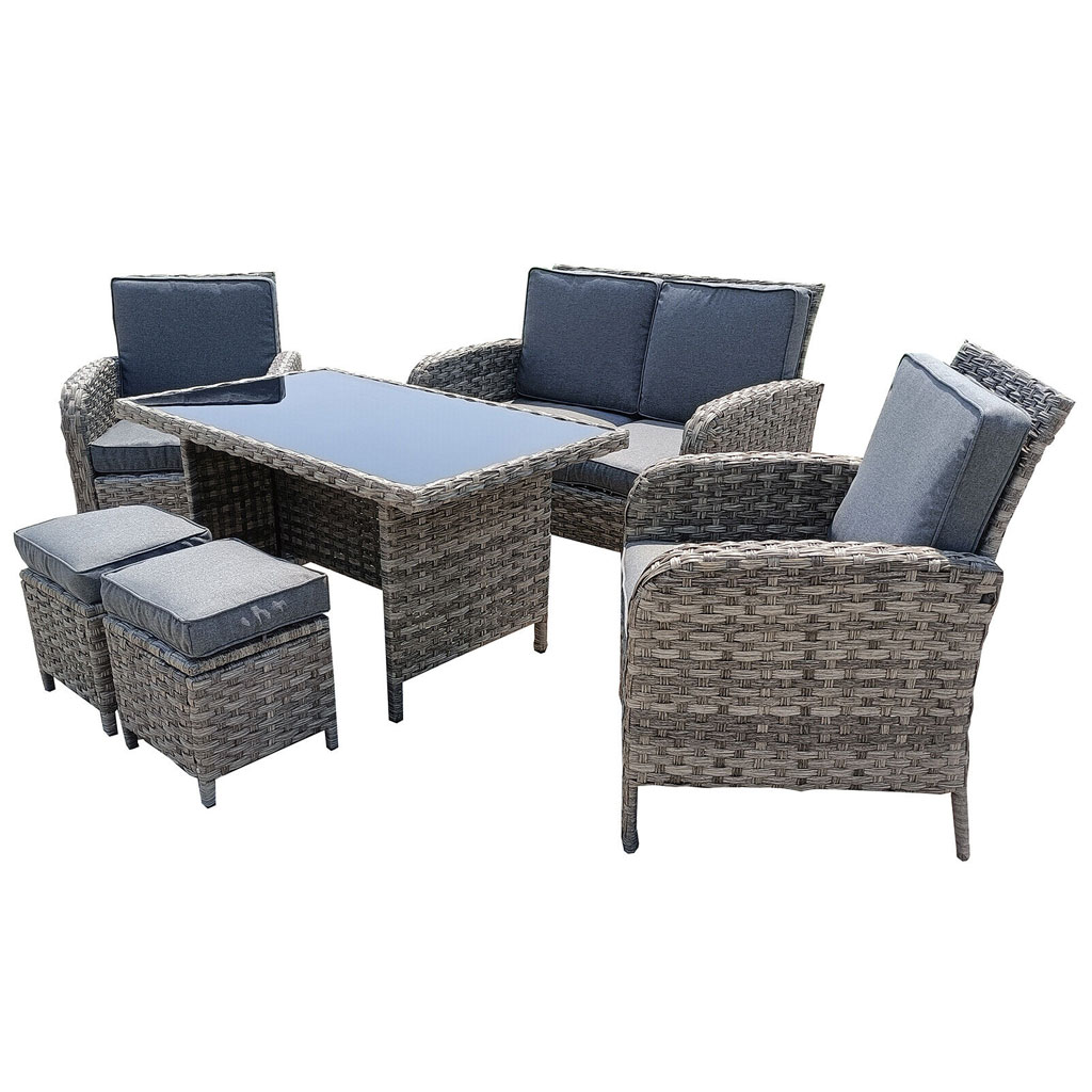 FEDERICO Outdoor Sofa Set Grey