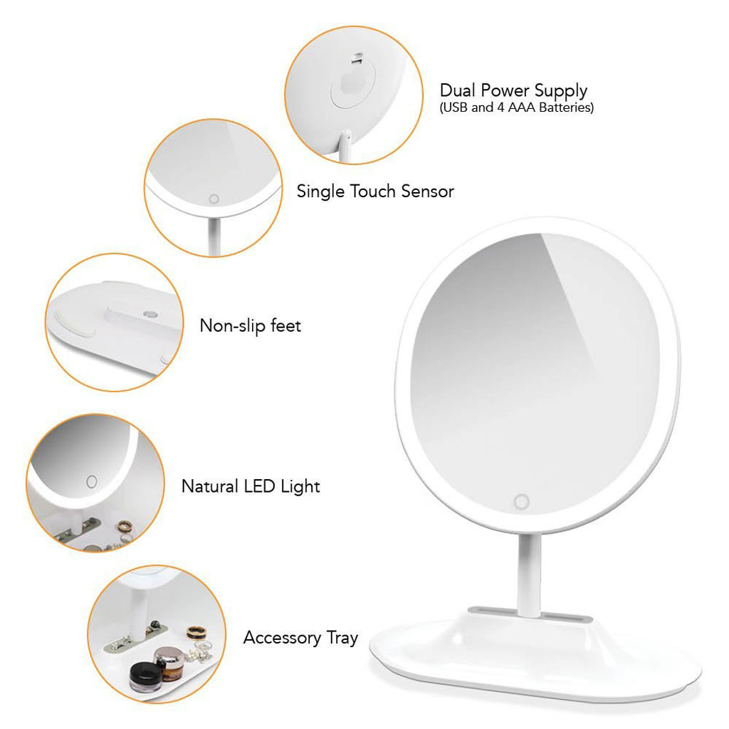 GREER Face Shape led makeup mirror