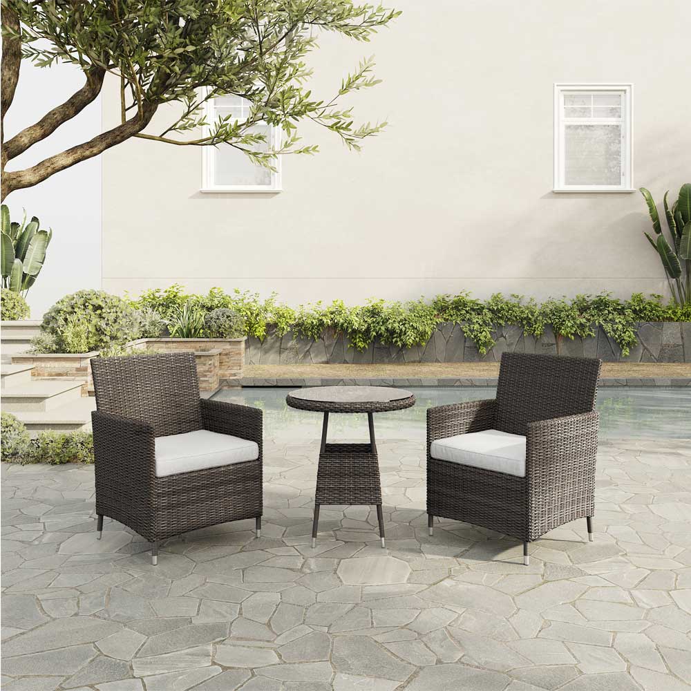 DALLAS OUTDOOR SOFA SET, Nature