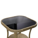 [101.44.100] DAVE Outdoor steel frame, PE-Rattan Chair