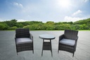 DALLAS OUTDOOR SOFA SET, MIX GREY