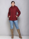 Ladies Sealing Down Jacket - 89471-89471-MEHROON-L