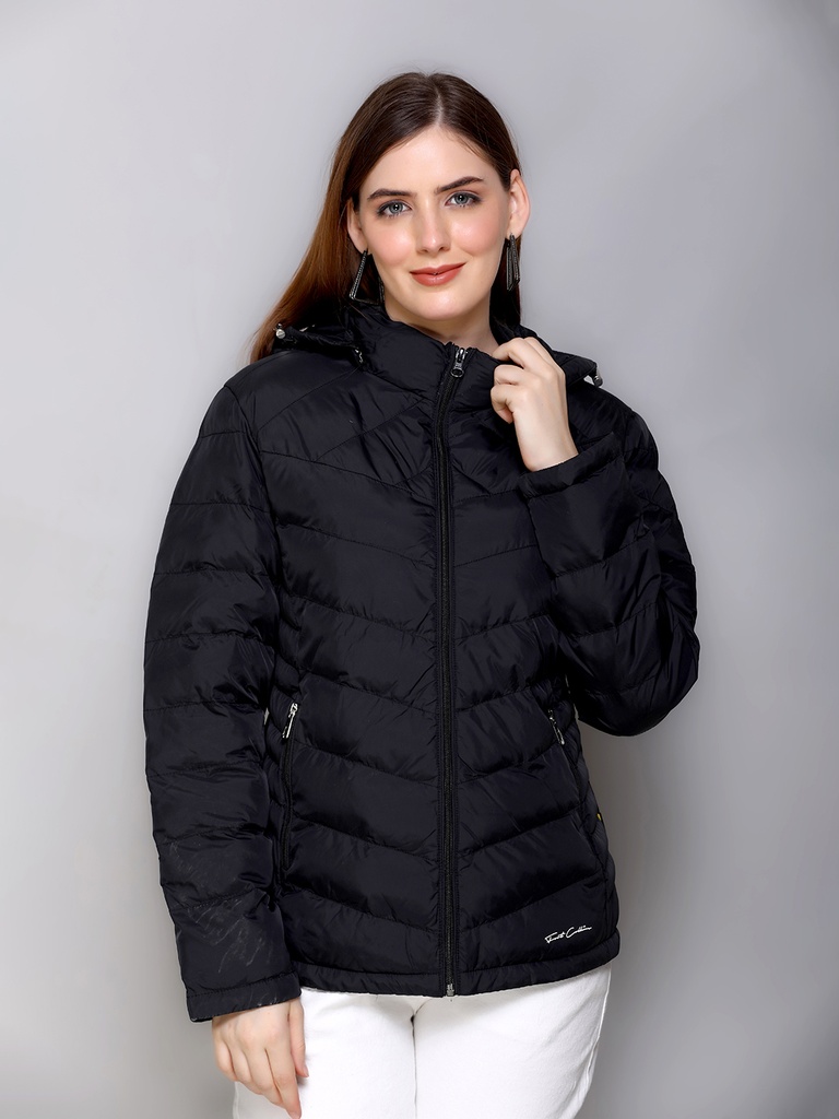 Ladies Sealing Down Jacket - 89472-89472-BLACK-L