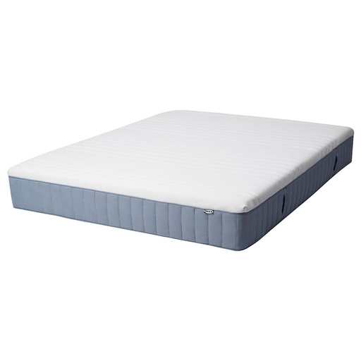 VITMASEN Pocket Sprung Mattress, With Latex Extra Firm/Light Blue, 150x200 cm