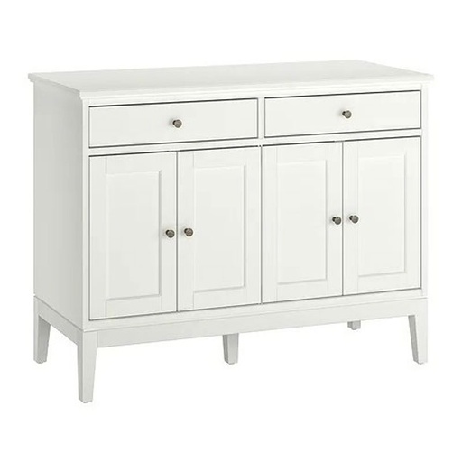 Ikea IDANAS Sideboard, White, 124x50x95 cm