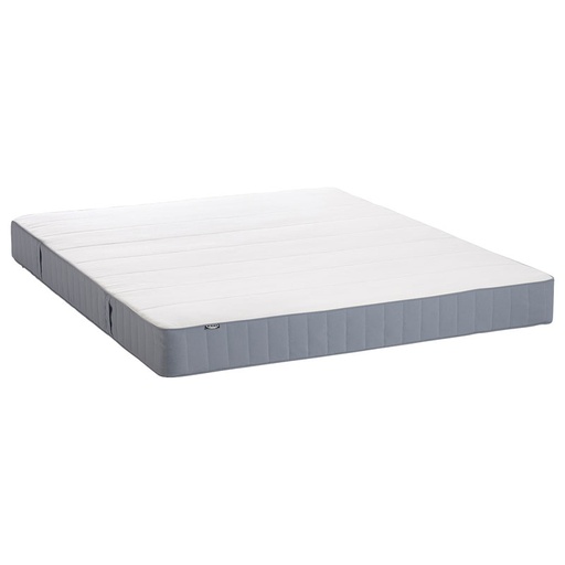 VESTMARKA Sprung mattress, extra firm/light blue, 150x200 cm,queen size