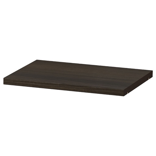 BILLY Shelf, Dark Brown Oak Effect, 36x26 cm