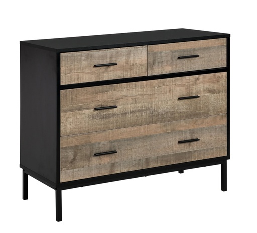 Fresno Sideboard, Oak and Black