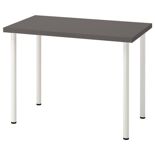LINNMON - ADILS Desk Dark Grey, White 100X60 cm