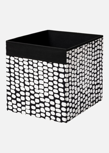 Drona Box Black, White 33X38X33 cm