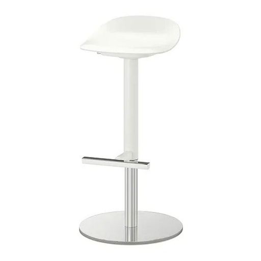 Janinge Bar Stool, White, Size 76 cm