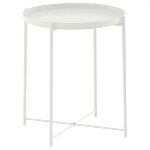 GLADOM Tray Table White,45x53cm