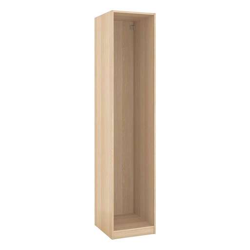 PAX Wardrobe Frame, White Stained Oak Effect, 50X58X236 cm