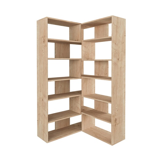 Sakarya Bookcase No.4 - Oak - Oak