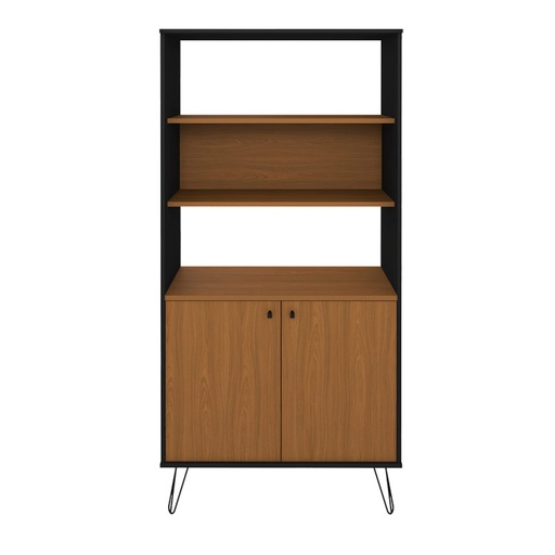  Viamao Bookcase - Freijo/ Black