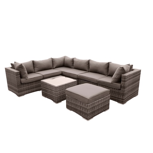 ALFIE Outdoor Sofa Set Mix Grey