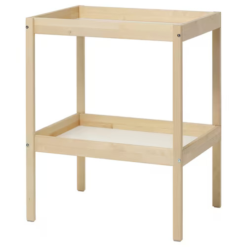Ikea changing table beech/white 72x53 cm