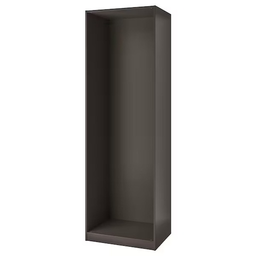 PAX Wardrobe Frame, Dark Grey, 75x58x236 cm